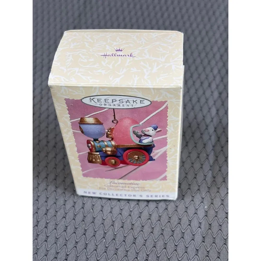 Vintage Hallmark Keepsake Locomotive Cottontail Express Easter Holiday Ornament